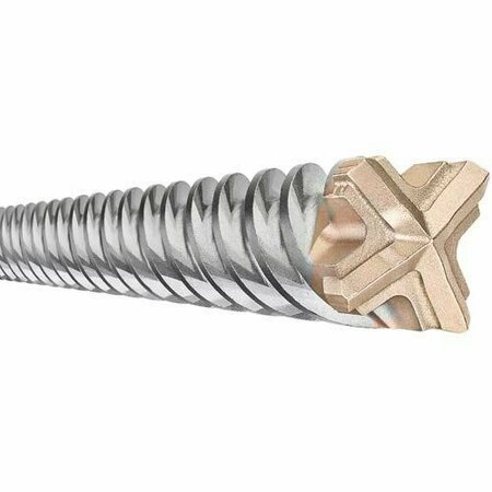 DEWALT Carbide drilling, 1-1/8in. x 17in. x 22in. 4 Cutter Spline Shank Rotary Hammer Bit DW5759